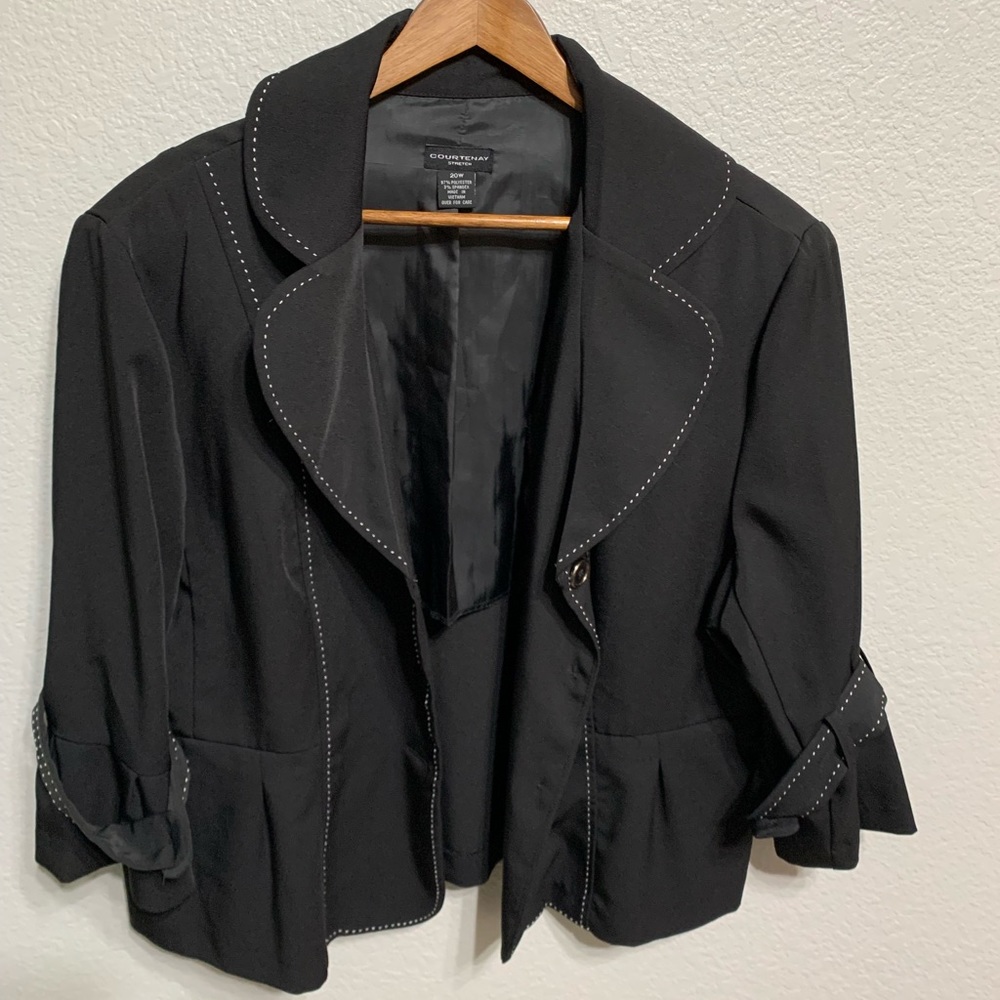Courtney stretch, 20W, black